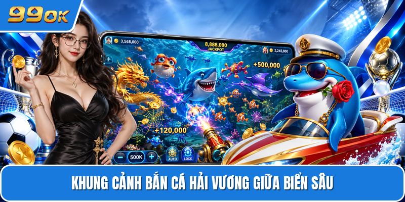 Khung cảnh bắn cá hải vương giữa biển sâu